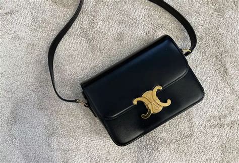 celine mini bag review|celine mini triomphe bag.